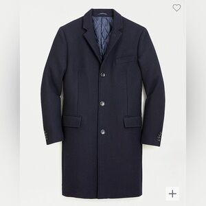 J. Crew Everyday topcoat with eco-friendly PrimaLoft® - Navy